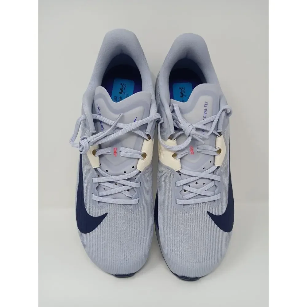 Nike Air Zoom Rival Fly 4 Men Sz US 10 Running Shoes FV6040 002 Violent/ Blue
